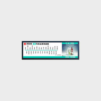 28.8 اینچ Bar Type LCD Display 1920*540 LVDS 700nits صفحه نمایش LCD تبلیغاتی