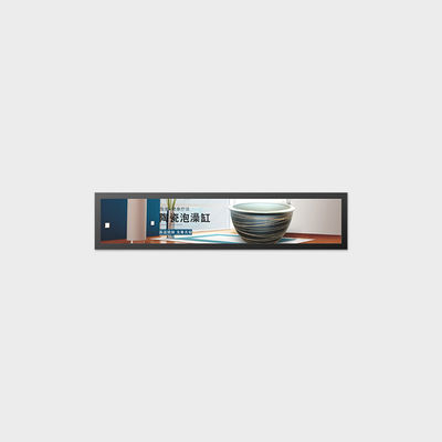 صفحه نمایش 28 اینچ بار LCD 1920 * 360 LVDS 1000nits برای علامت گذاری اجتماعی