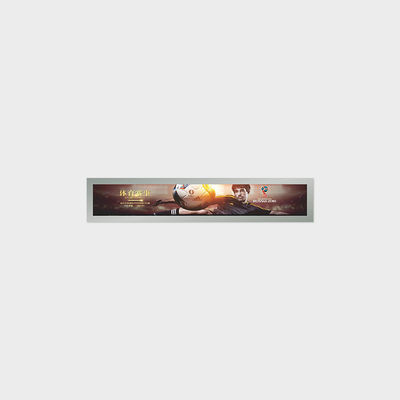 16.3 اینچ بار تایپ تاکسی تبلیغات نمایش 1920 * 285 LVDS 800nits