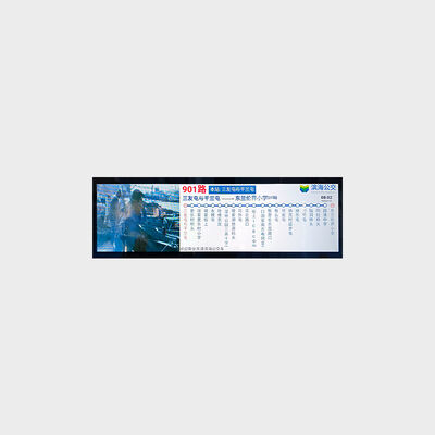 38 اینچ بار نوع TFT LCD تبلیغات داخلی و خارجی اتوبوس حمل و نقل برنامه