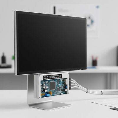 دستگاه TFT LCD نوع برش 19.2 اینچی از راه حل کم مصرف 8 واتی پشتیبانی می کند