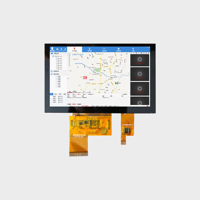 5.0 اینچ صفحه نمایش LCD متوسط و کوچک 800×480 RGB صفحه نمایش 500 نیت با پنل لمسی