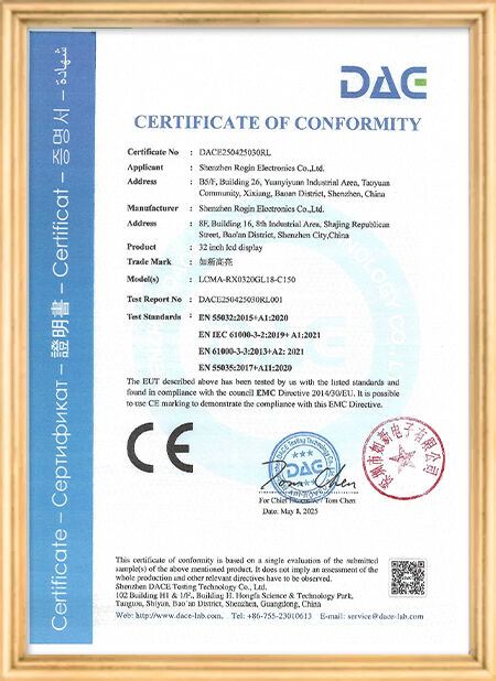 چین Shenzhen Rogin Electronics Co., Ltd. گواهینامه ها