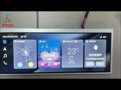 نوع نوار 9 اینچ صفحه نمایش LCD 1280*448 LVDS 500nits برای حمل و نقل عمومی