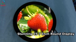 صفحه نمایش LCD گرد 15.7 اینچی با وضوح 960*960 با سیستم اندروید.