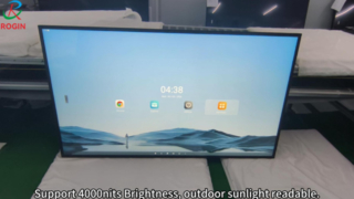 نمایشگر 75 اینچی LCD با روشنایی بالا 3840*2160 V-By-One صفحه نمایش 4000 نیت